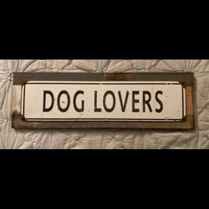 Beachy/Rustic “Dog Lovers” Sign from Nordstrom
